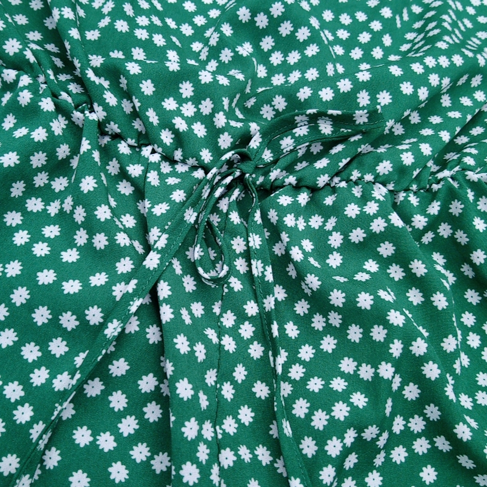 Strapless Flower Pattern Lightweight Romper Jumpe… - image 3